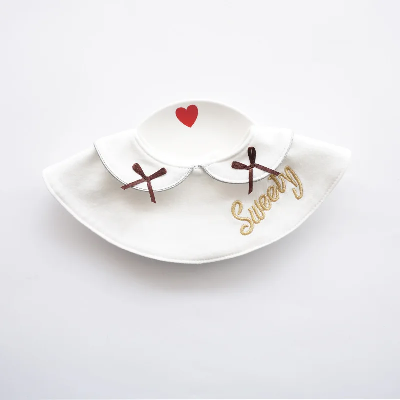 Круглый Нагрудник слюнявчик полотенце в японском стиле для маленьких девочек