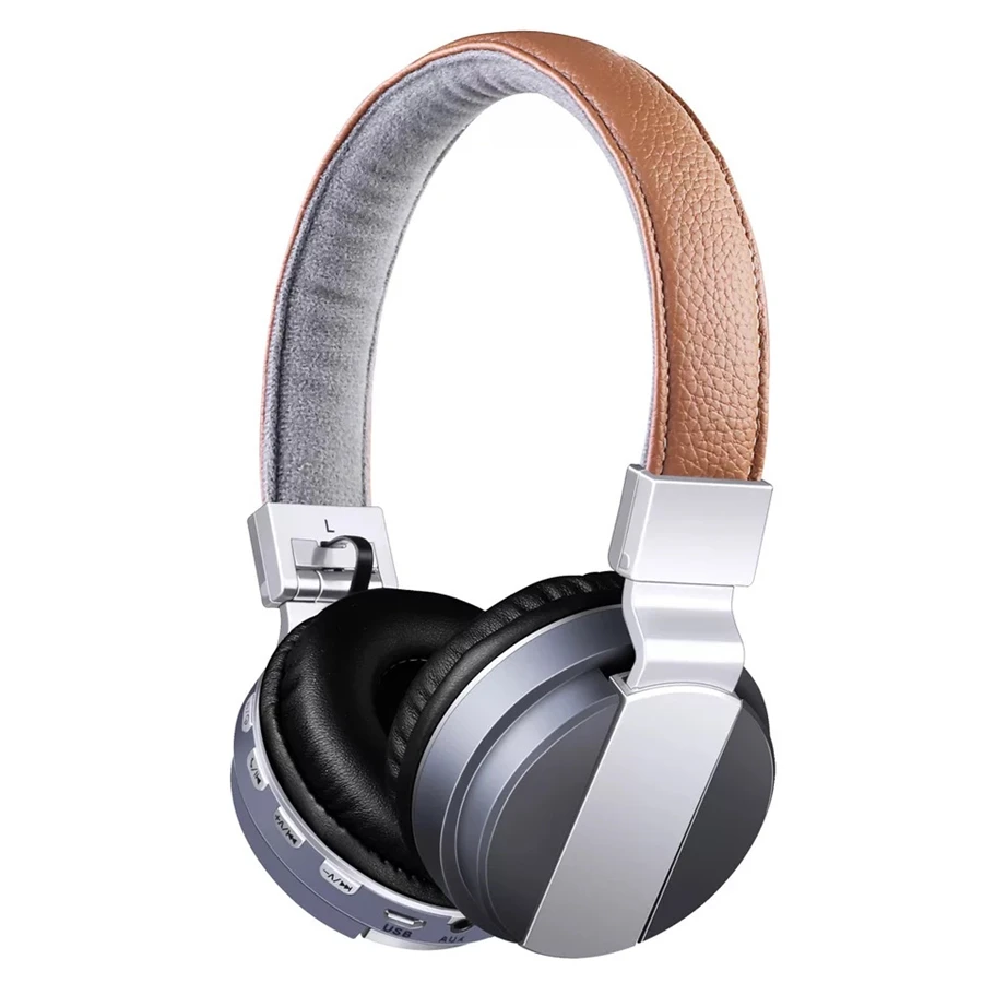 Год Bluetooth наушники Спортивная поддержка 32G TF карта FM радио бас 3,5 мм Лучшие Беспроводные наушники с микрофоном