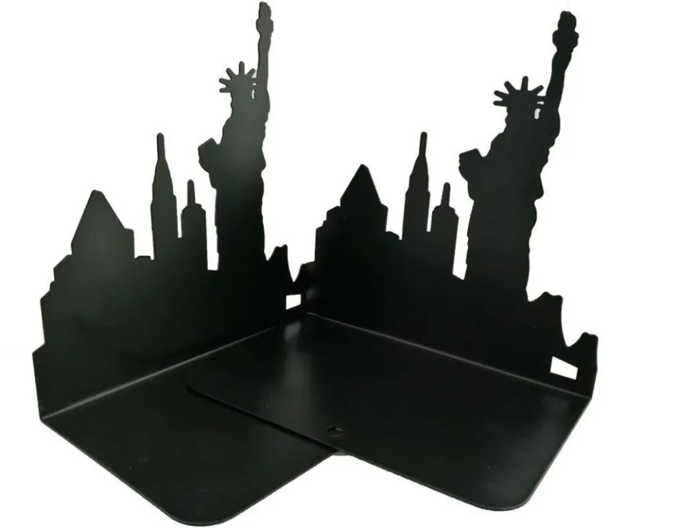 1 пара/лот Черная Металлическая Статуя Свободы книга для школы канцелярские