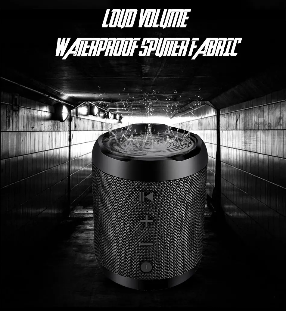 LIGE мини Bluetooth открытый бас динамик водонепроницаемый портативный беспроводной Колонка громкий динамик коробка Поддержка TF карта FM радио Aux вход