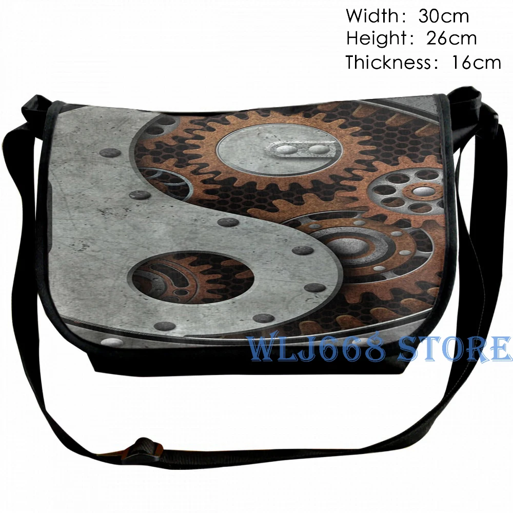 Наплечные сумки с забавным графическим принтом Женский промышленный рюкзак в