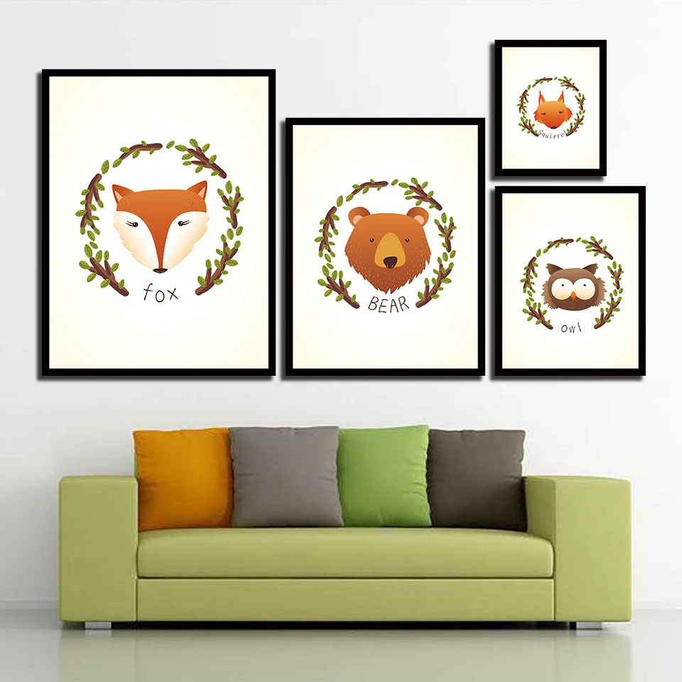 Настенная Картина на холсте в скандинавском стиле|Рисование и каллиграфия| |