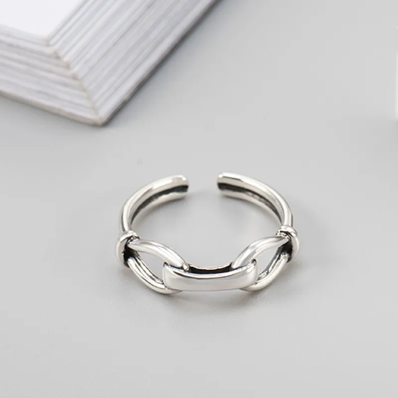 XIAGAO Ювелирные изделия Бесконечность 100% Кольцо из стерлингового серебра 925 пробы