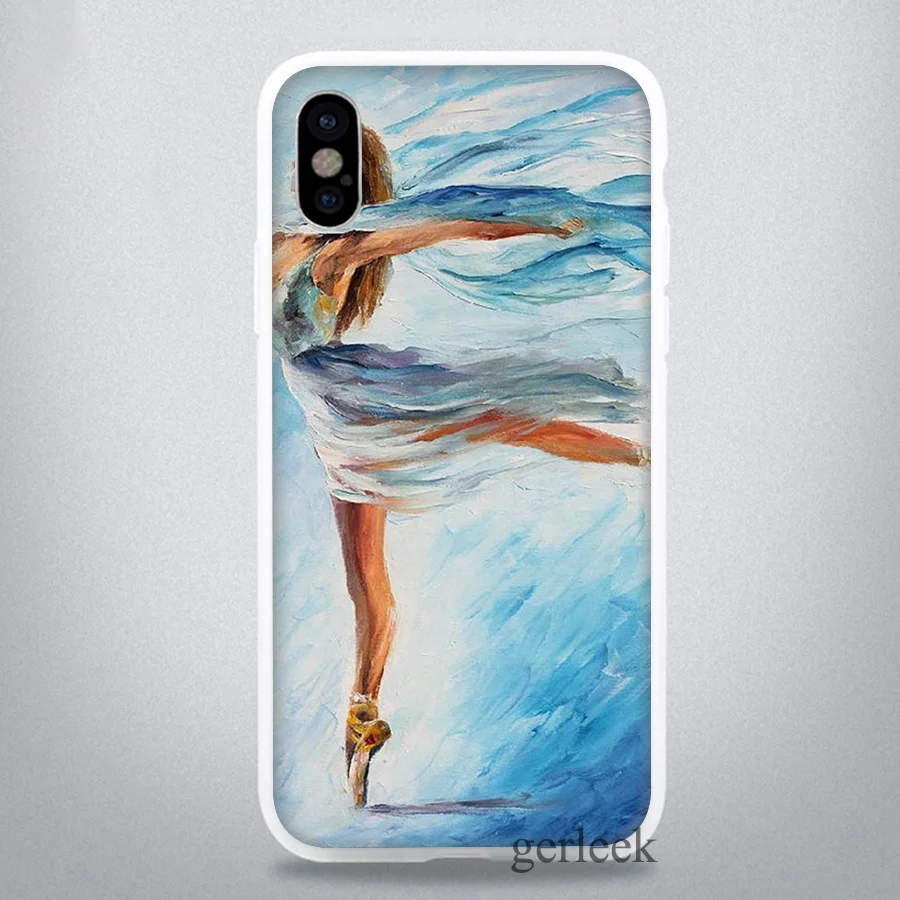 Чехол для телефона Love гимнастическая картина маслом для iPhone 11 Pro 5 5S SE 6 6S 7 8 Plus X XR XS Max чехлы - Цвет: 9