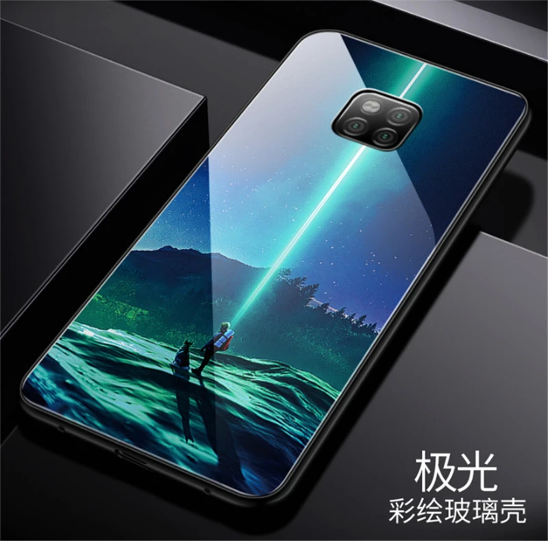 Стеклянный чехол Aixuan для huawei mate 20 Pro huawei mate 20 20X чехол из закаленного стекла силиконовый защитный полный чехол s Cas