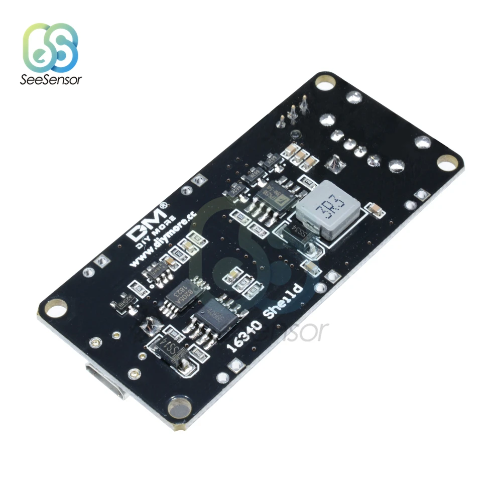 Двойное зарядное устройство ESP8266 ESP32 для литиевых батарей 16340 щит мобильного