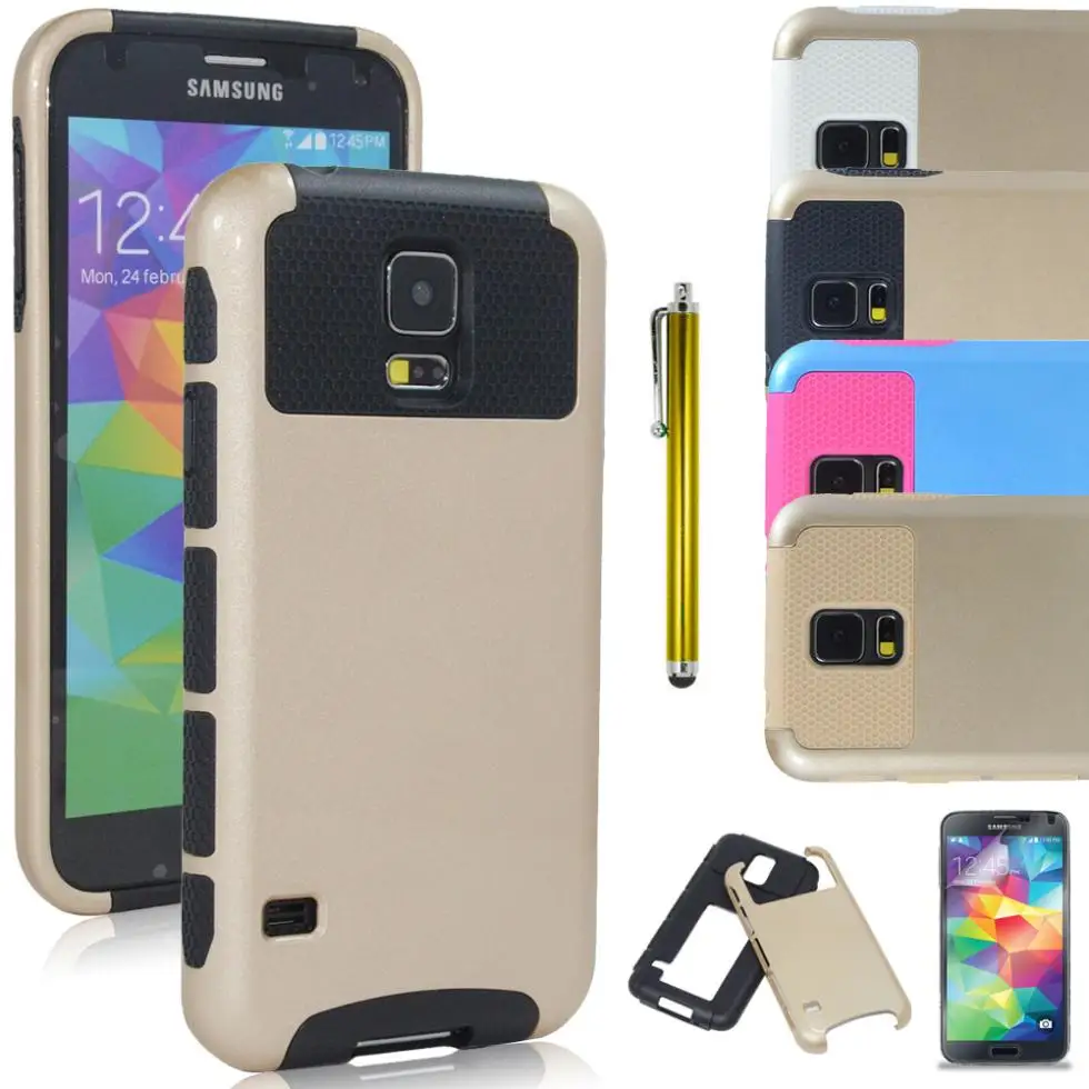 Красочный сверхпрочный резиновый прочный комбинированный матовый чехол + пленка