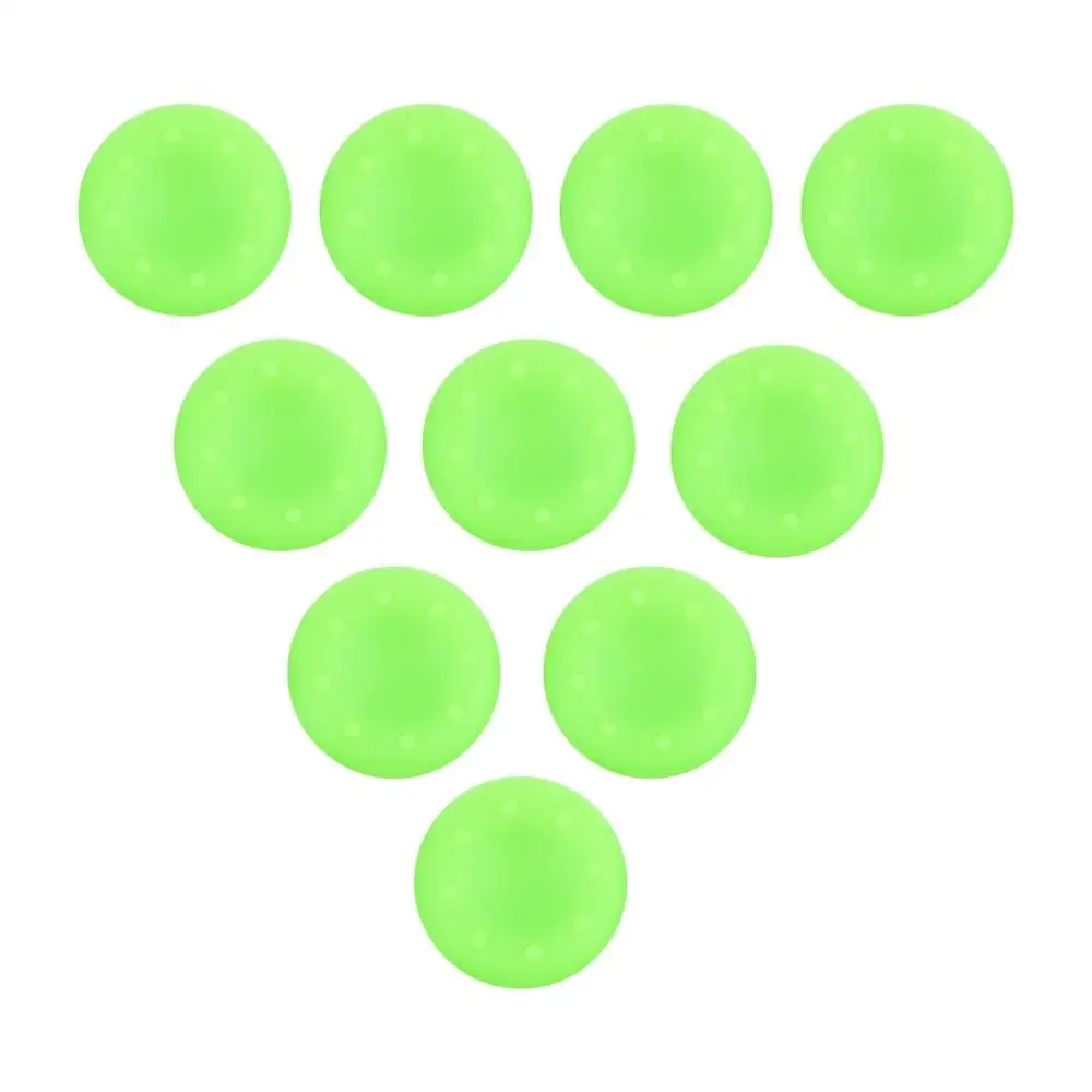 Green 10 шт. джойстик Крышка s красочный силиконовый аналоговый контроллер Thumb Stick ручка Thumbstick крышка ключ протектор для PS4 Для xbox ONE - Цвет: Green