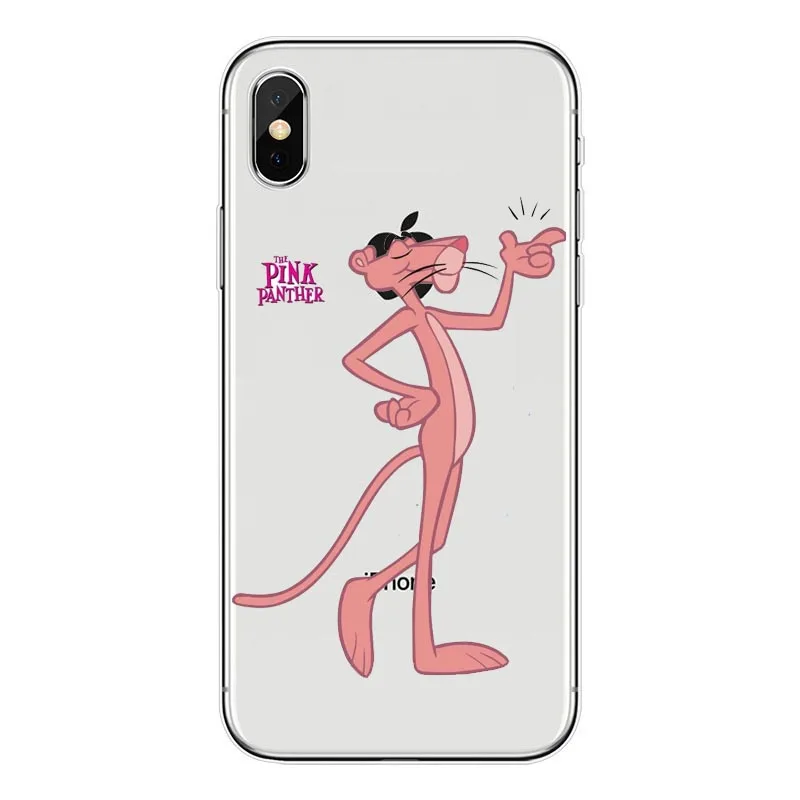 Seracase розовый пантера Прекрасный Сотовый Телефон Силиконовый ТПУ чехол для iphone XS
