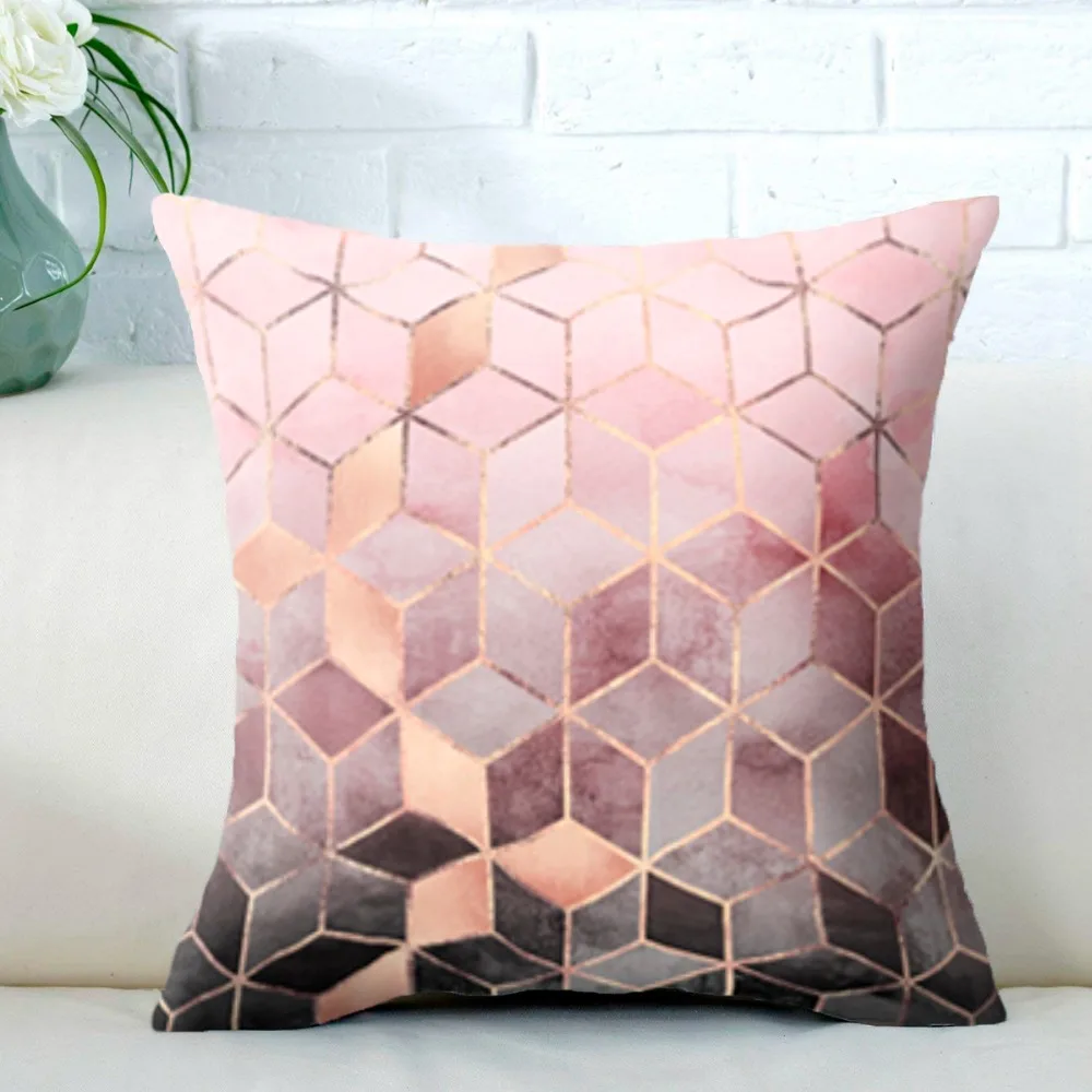 Frigg Фламинго геометрический чехол для подушки Скандинавская декоративная