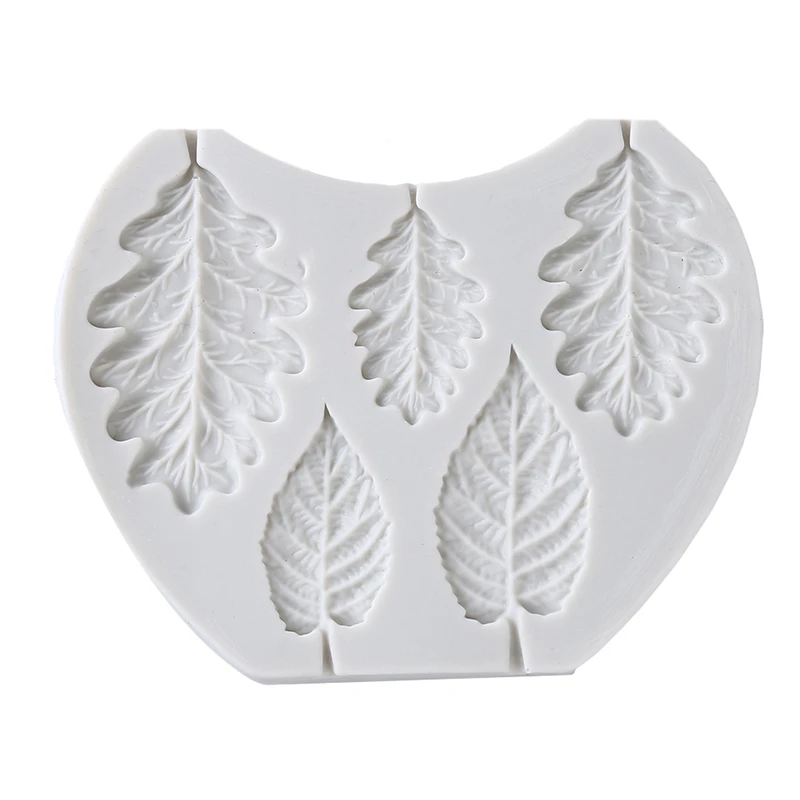 Силиконовая форма для украшения торта в форме листьев инструменты 3D помадки