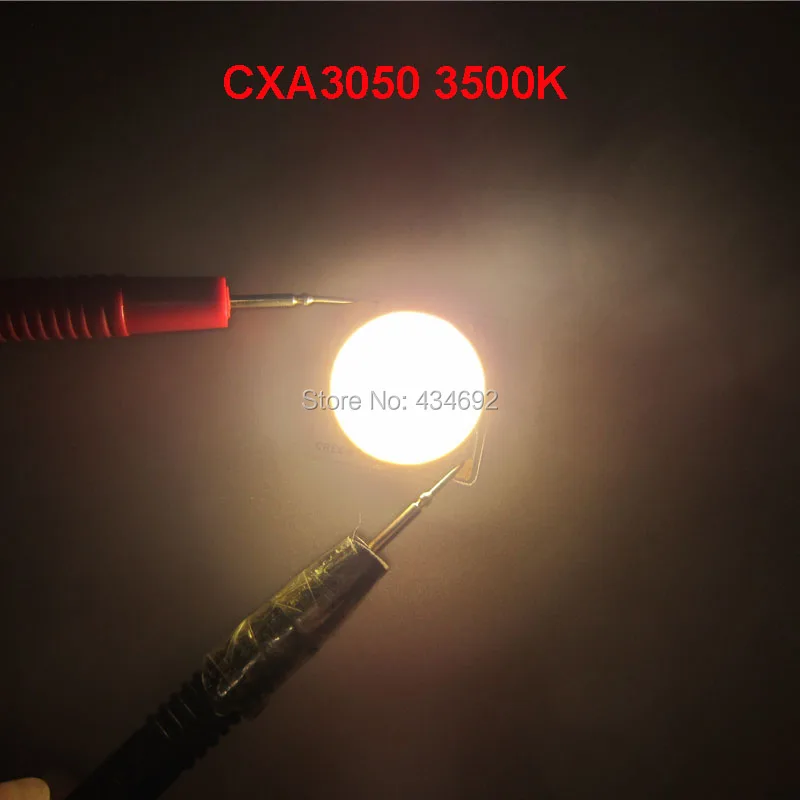 Cree CXA3050 CXA 3050 COB светодиодные лампы светильники 4000 K 3500 K 3000 K CRI75 CRI80; большие размеры 36-42 V 2500MA высокое Мощность светодиодных светильников