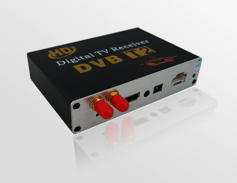 Freeshipping!! Car DVB T2 Mobile Digital TV Box External USB HDMI DVB-T2 Receiver H.264 MPEG4 Russian |