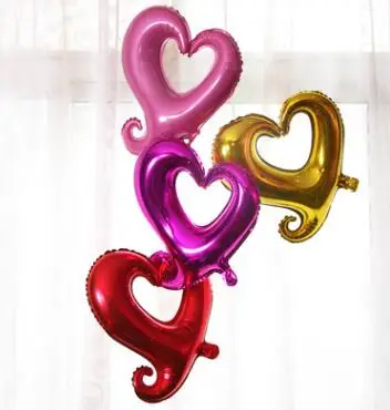 45 см крючок в форме сердца шарики из фольги разных форм шарик Свадебные вечерние