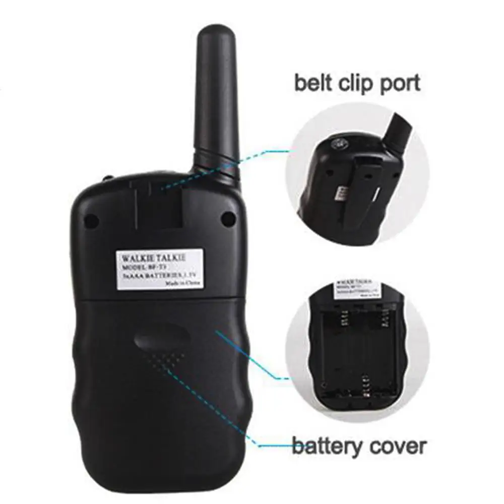 2 шт./компл. Baofeng BF T3 UHF 462 467MHz 22 канальный портативный двухсторонний 10 мелодий