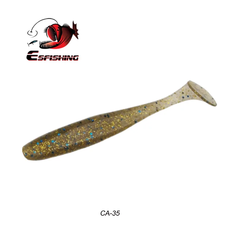 Esfishing ES Easy shiner Новинка 20 шт 76 мм 2,6 г мягкие приманки рыболовные приманки isca искусственные аксессуары для морской рыбалки - Цвет: CA35