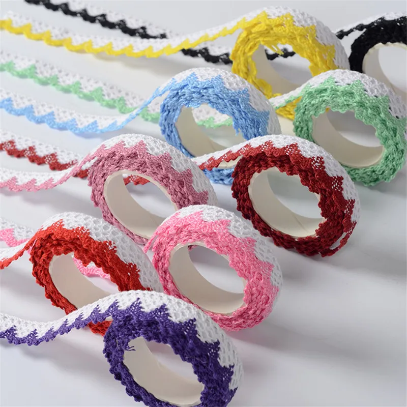 1 шт. двойные цветные кружевные украшения для скрапбукинга ткани ленты ремесло DIY