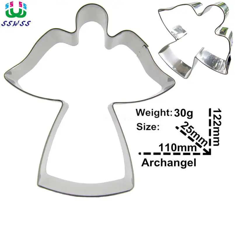 Формы для выпечки печенья в форме ангела инструмент украшения торта помадки