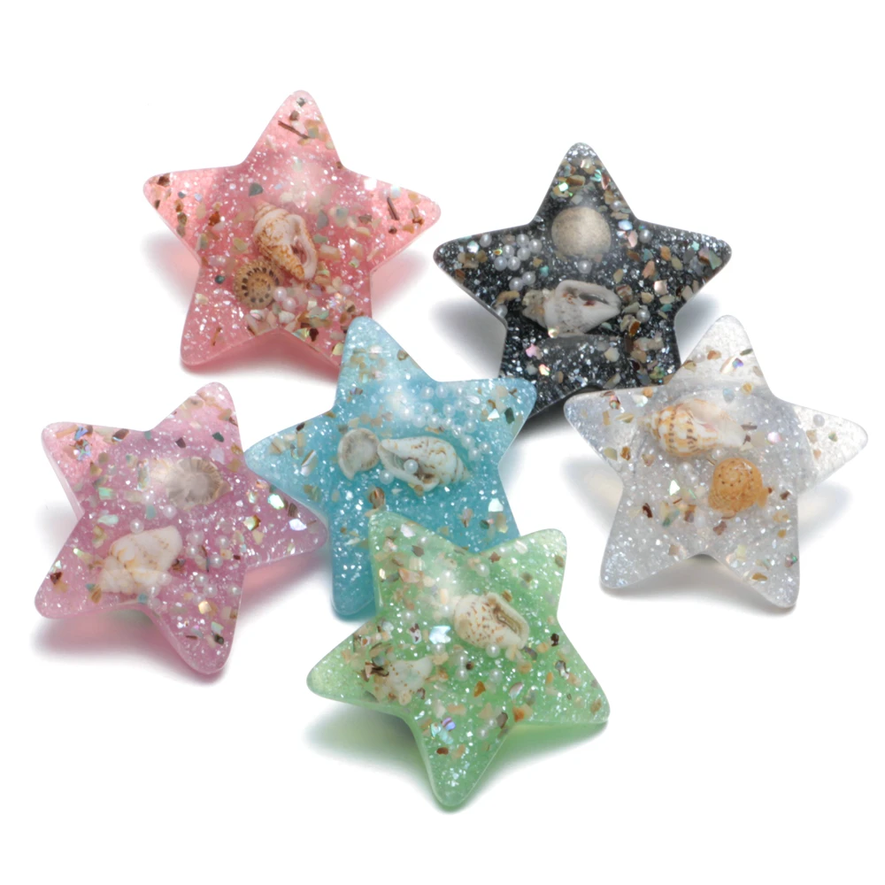 6 шт./лот разноцветные герметичные подвески из натурального акрила 18 мм кнопки