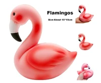 5pcslot jumbo 15cm kawaii pink flamingos squishy cute slow rising fake animal soft squeeze charms bread cake ice cream kid toys
