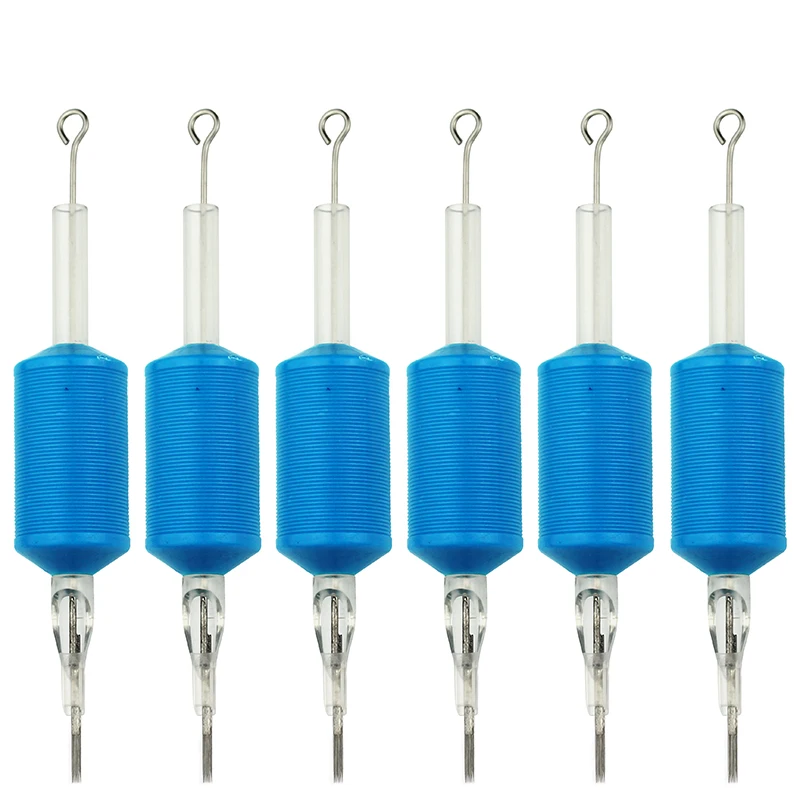 OPHIR 6 шт./лот 9M2 синие одноразовые наконечники для татуировочной трубки с насадкой