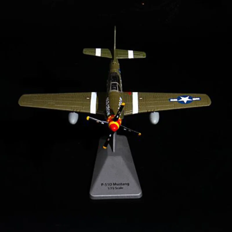 Модель самолета Mustang 1/72 из сплава США в стиле милитари игрушки для взрослых и