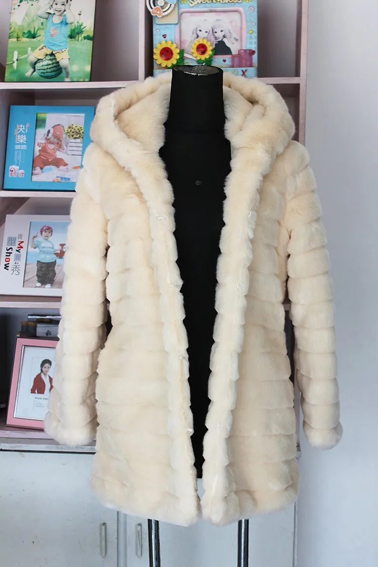 F6009 женские большие размеры 3XL 4XL 5XL тонкие средней длины Искусственные белые