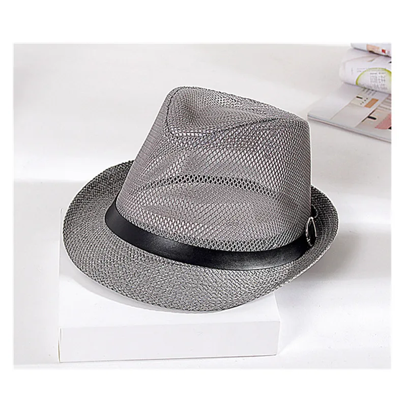 Новый мужской соломенные туфли с боковыми вырезами в стиле джаз кожаным летняя