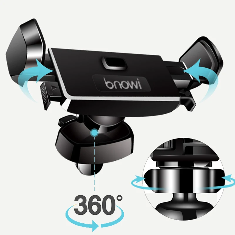 Автомобильный кронштейн для телефона NWIEV 1 шт. с возможностью поворота на 360