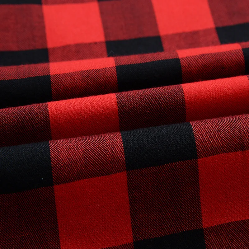 Мужская Повседневная рубашка в клетку с коротким рукавом летняя брендовая