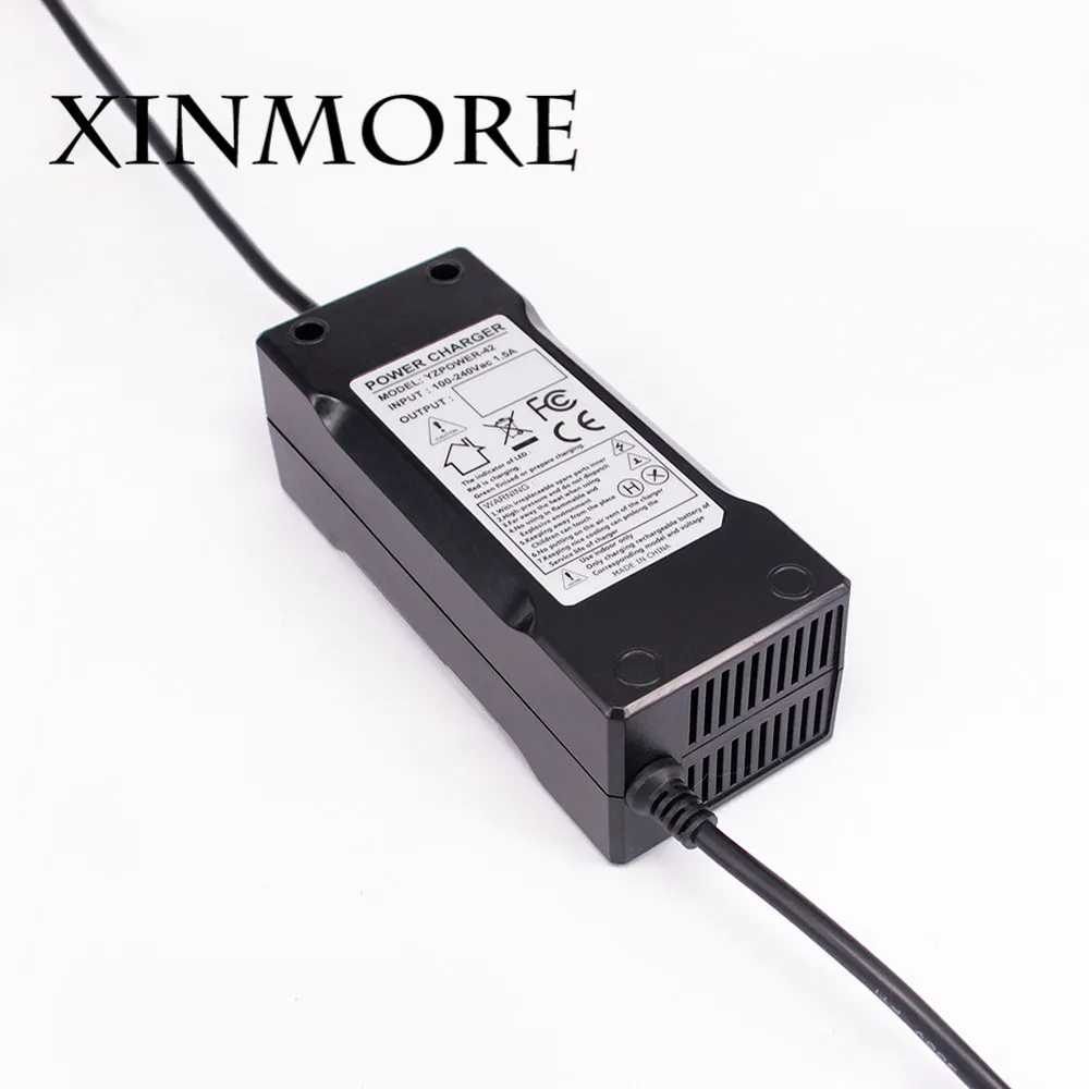 XINMORE 43 5 V 2A 1A зарядное устройство для 36V свинцово-кислотная батарея электрический