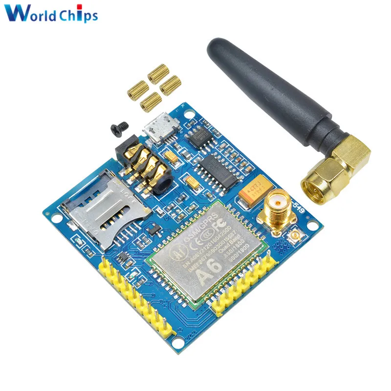 A6 GPRS Pro серийный GPRS GSM модуль ядро DIY Developemnt плата ttl RS232 с антенной GPRS беспроводной модуль передачи данных Замена SIM900