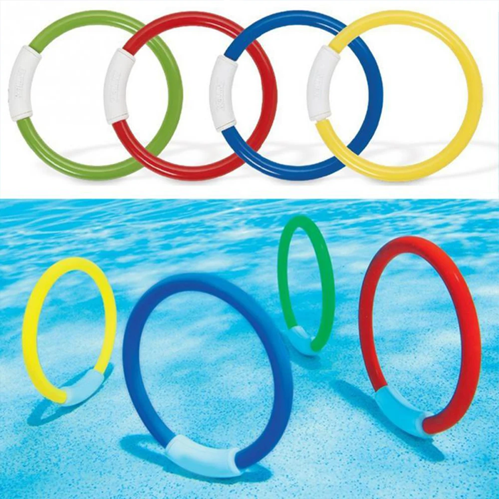 

Swimming pool underwater diving ring children swimming toy ring beach summer fun swimming pool accessories