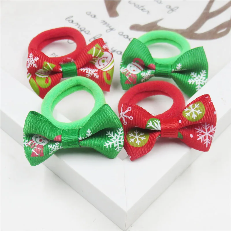 2 шт./лот заколка для волос с маленьким бантом девочек детские эластичные резинки