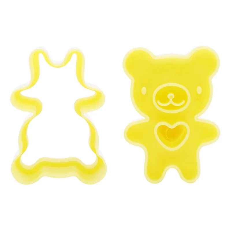 208 Cute Sandwich Cutters Mini Cookie Cutter Shapes Set For Kids Plastic Bento Tool Molds Bread Biscuit Embossed Device | Дом и сад