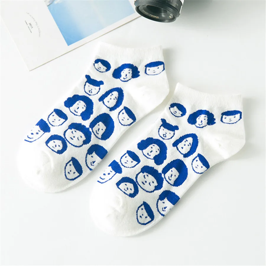 [EIOISAPRA] Милые Носки с рисунком Hello для девочек и мальчиков креативные милые