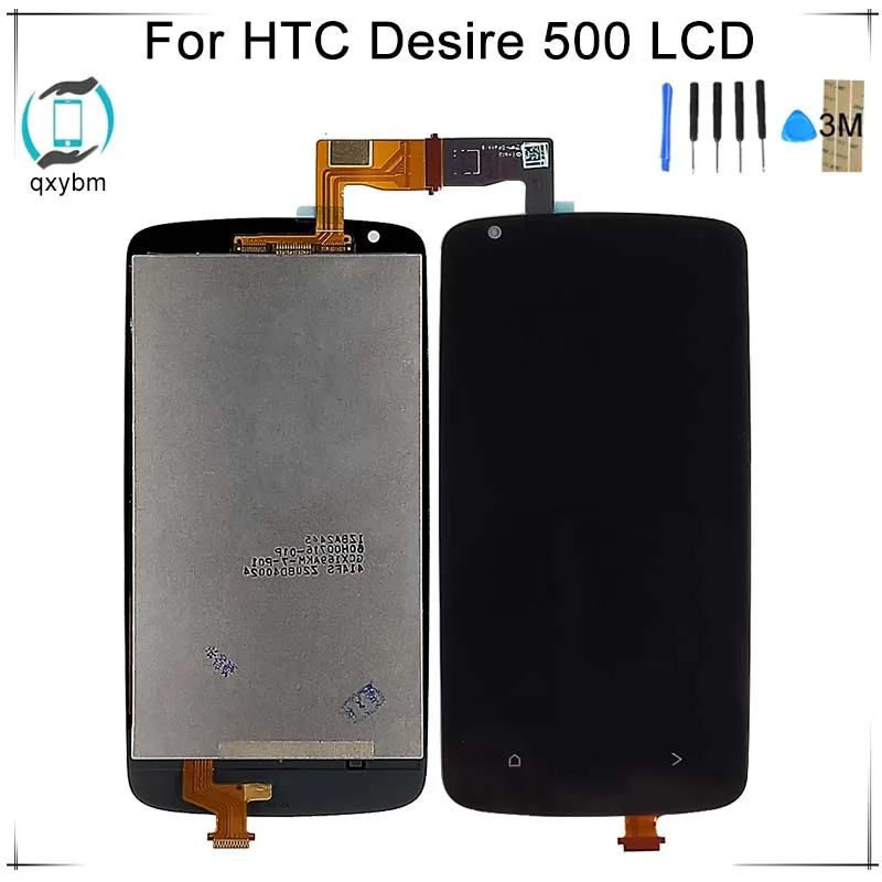 100% протестированный 4 3 дюйма для HTC Desire 500 ЖК дисплей кодирующий преобразователь