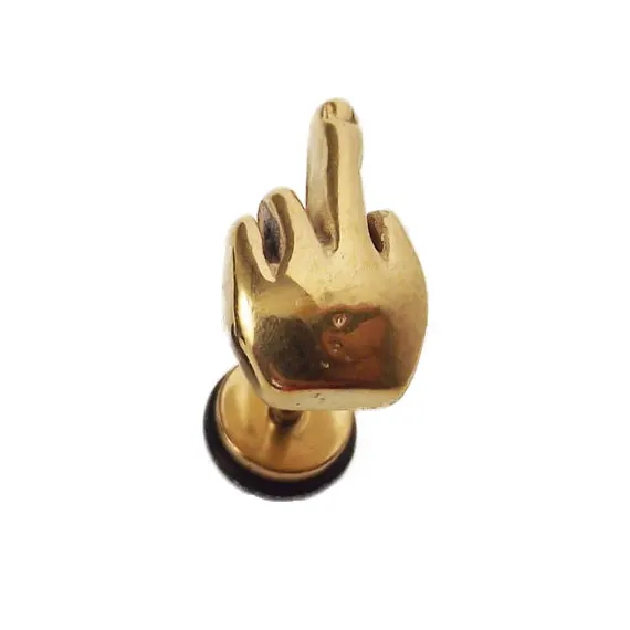 Серьги-пусеты в форме пальца мужские серьги-Пусеты Из Нержавеющей Стали стиле