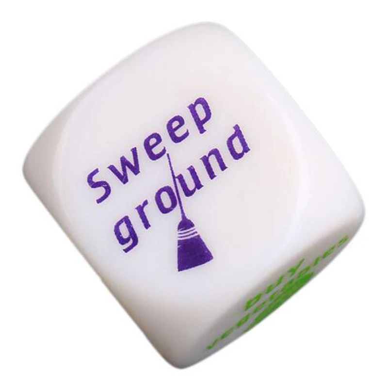 1 шт. креативные игральные кости игра игрушка милый семейный домашнюю работу