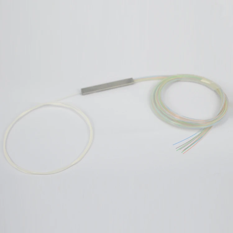 Сплиттер ПЛК 1X8, 10 шт./лот, 900um стальная трубка, 1*8 мини оптический сплиттер fibra без коннектора, 8 портов, сплиттер ПЛК