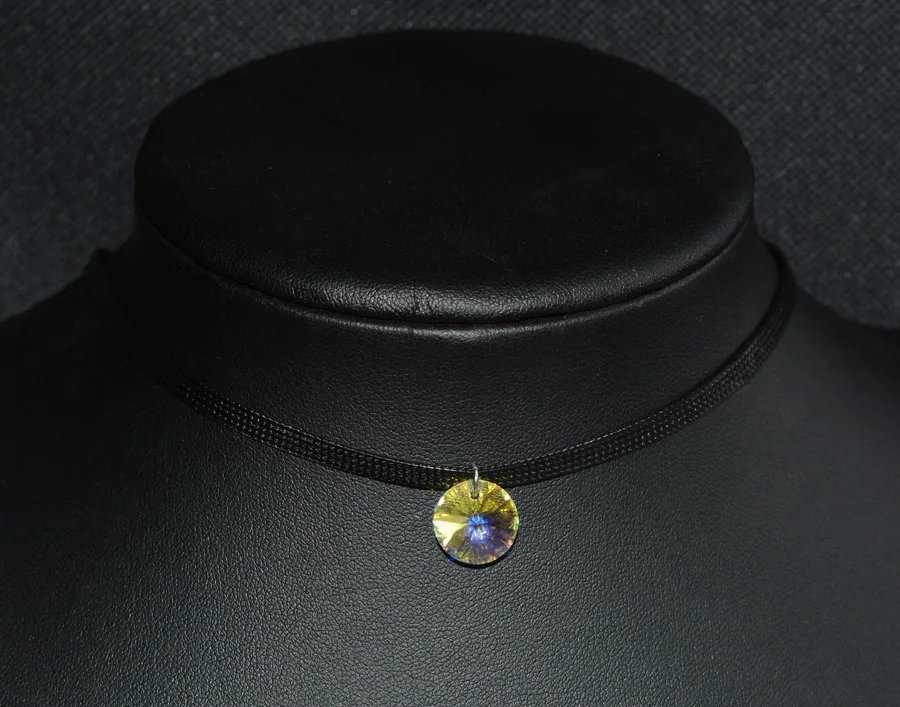 BAFFIN простые круглые кристаллы от SWAROVSKI элементы веревка для ожерелья цепь нагрудник ожерелье s для женщин винтажные украшения подарок