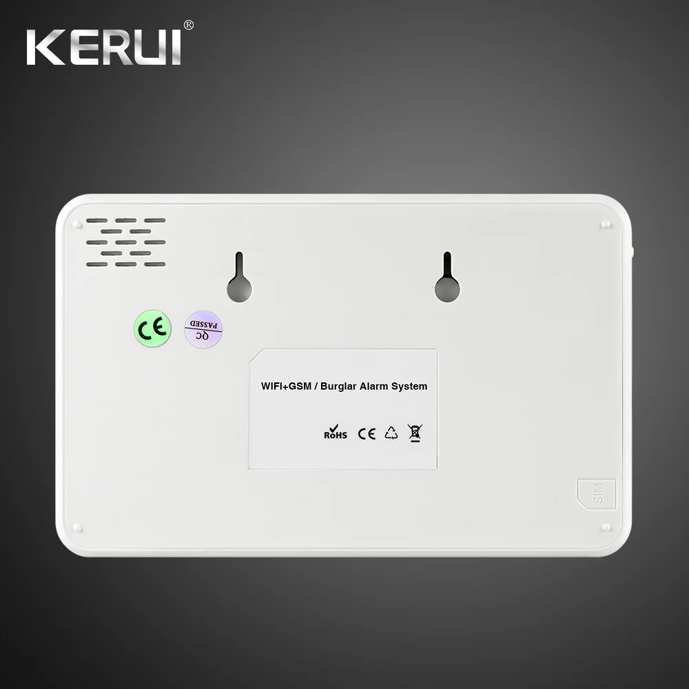 Kerui W18 wifi GSM SMS приложение управление охранная домашняя сигнализация Сенсорная