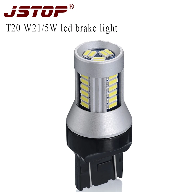 JSTOP CX-5 Автомобильные светодиодные лампы 12 В T20 7443 canbus красные лампочки 12VAC W21/5W