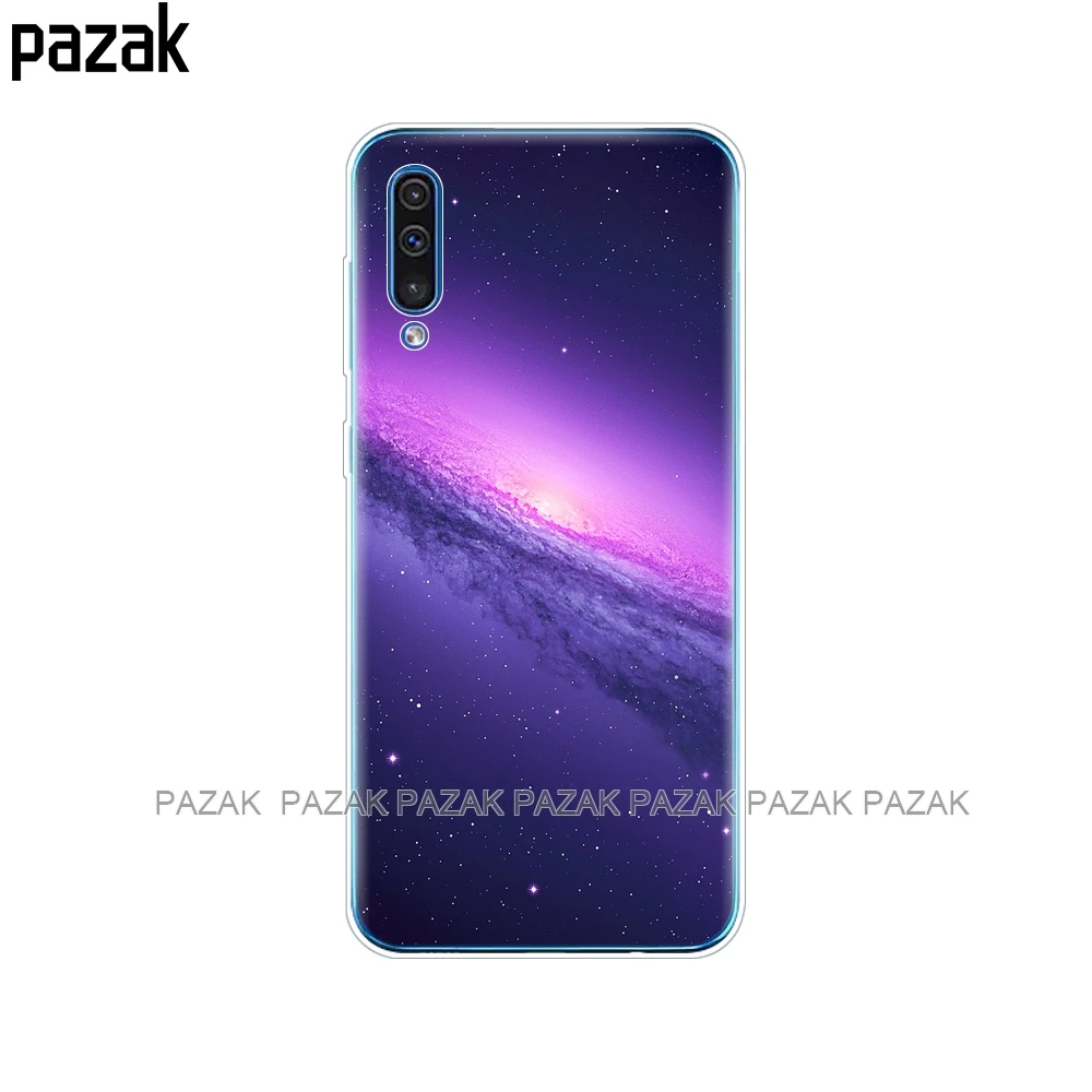 61596 Силиконовый чехол для samsung Galaxy A50, мягкая прозрачная задняя крышка для телефона, для samsung A50, A505, A505F, SM-A505F чехол, 6,4, чехол, бампер - Цвет: 61596