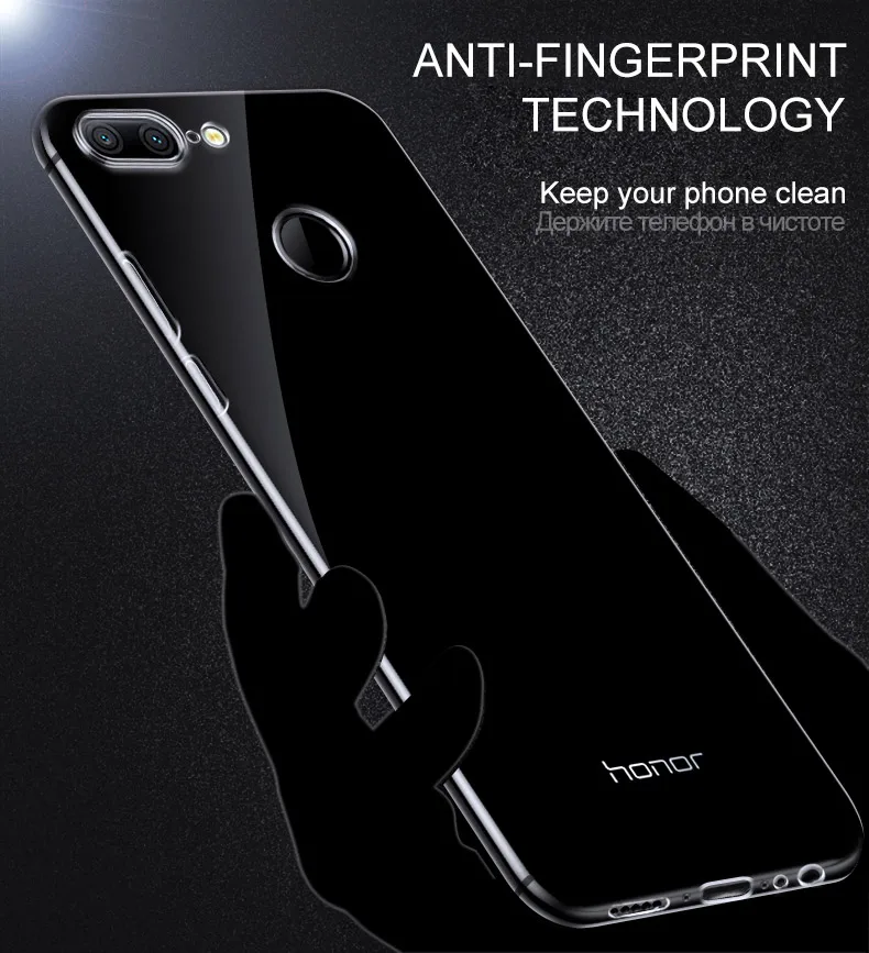 Мягкий чехол для Huawei Honor 9 Lite, чехол из ТПУ и силикона, прозрачный чехол-бампер на заднюю панель, чехол для Huawei Honor 8 lite