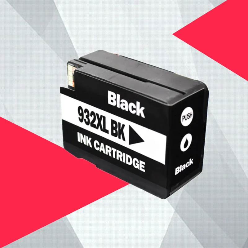 

Black Compatible 932XL 933 for HP932 933XL replacement Ink Cartridge for HP Officejet 6100 6600 6700 7110 7610 7612 Printer
