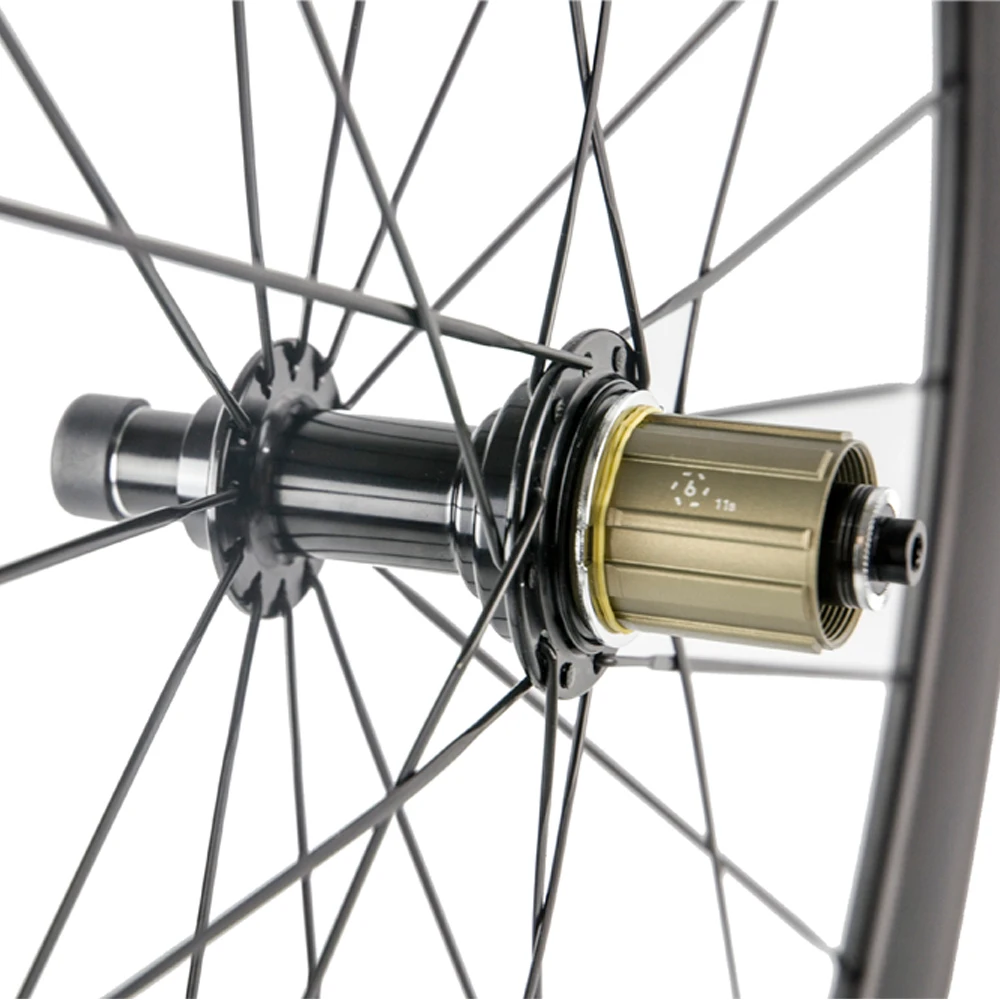 Заводская распродажа 50 мм Углеродные колеса дорожная колесная пара клинчерная