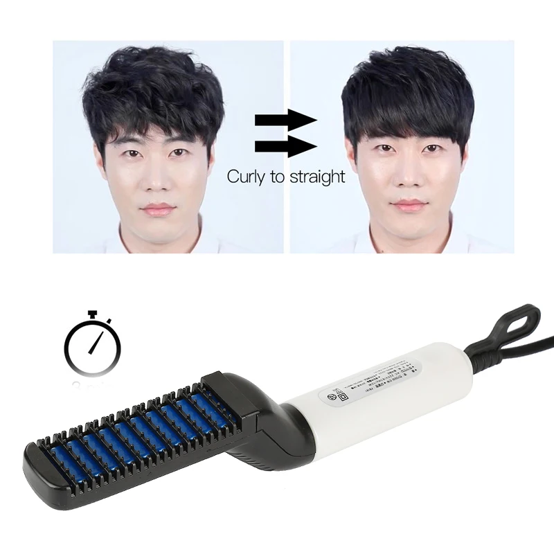 Многофункциональные мужские бигуди для волос гребень завивки утюжок с плоской