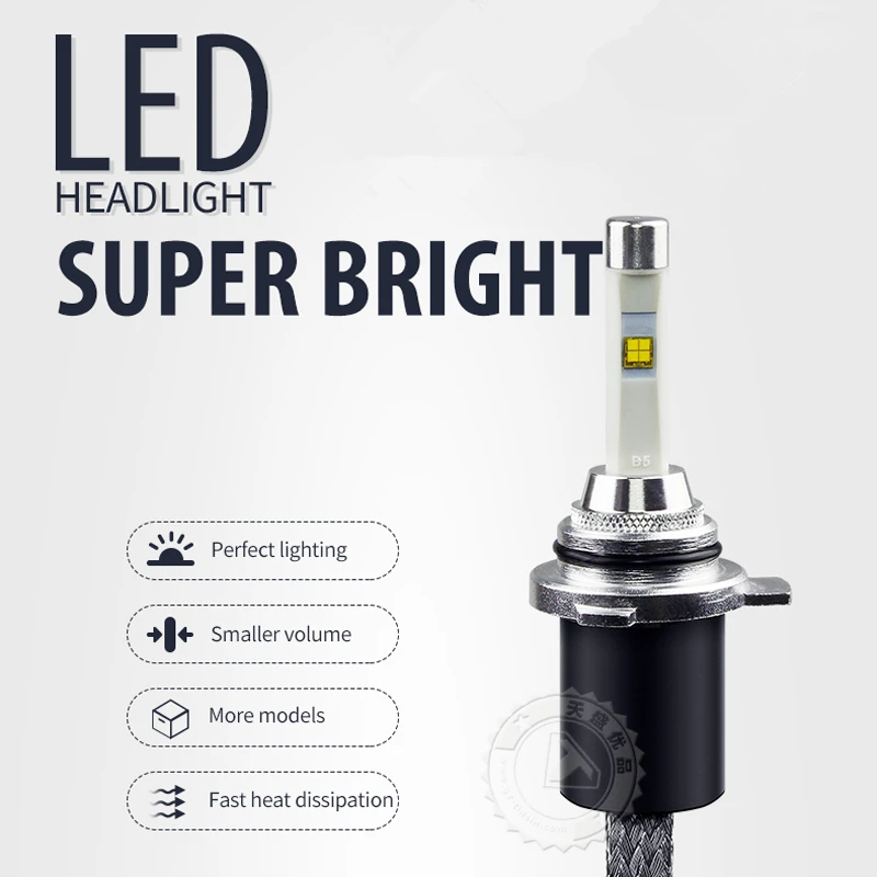 TINSIN LIGHTING H1/H4/H7/H11/H13/9005/9006/9004/9007/9012 60 Вт светодиодный фонарь для автомобильных фар