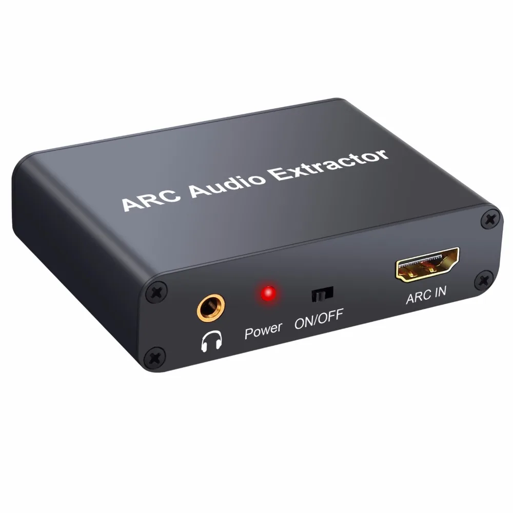 Esynic ARC аудио адаптер цифро-аналоговый аудио конвертер DAC 3,5 мм разъем для Наушников HDMI в RCA L/R коаксиальный адаптер SPDIF для ТВ